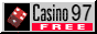 an 88x31 with a red dice on the left and text on the right saying Casino 97 FREE